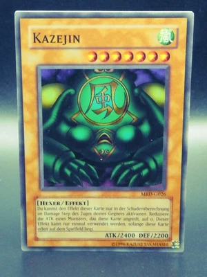 YUGIOH! Kazejin MRD G026/ Super Rare/ Near Mint/ Deutsch - Bild 1 von 2