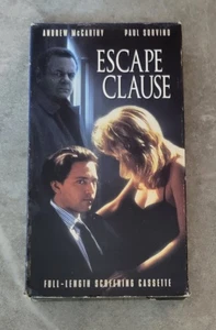 1996 Escape Clause VHS MGM/UA Andrew McCarthy Paul Sorvino PROMO - Imagen 1 de 8