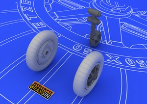 Ruedas Eduard 1/48 Brassin Bf 109E para kit Eduard - 648058 - Imagen 1 de 3