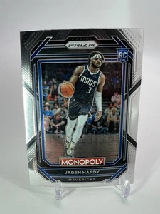 Jaden Hardy RC 2022-23 Panini Prizm Monopoly Rookie #21 Mavericks - Picture 1 of 2