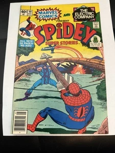 MARVEL COMICS AND ELECTRIC COMPANY PRESENT SPIDEY SUPER STORIES #40, 1979 NM - Foto 1 di 2