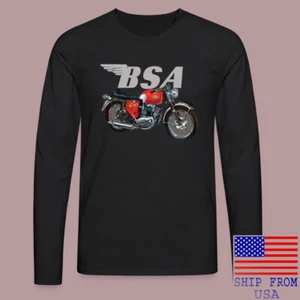 BSA Classic Motorcycle Black Size S-2XL - Picture 1 of 1