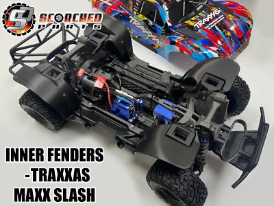 SCORCHED PARTS RC Guardabarros interior - Traxxas Maxx Slash 1/8 4x4