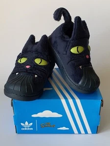 Adidas Superstar 360 x THE SIMPSONS SnowBall Cat Black Originals Toddler Shoes - Picture 1 of 12