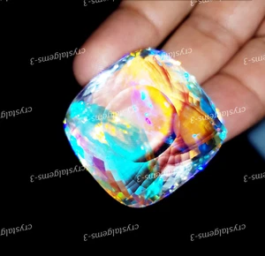 125 Crt Mystic Quarz Kissenform Anhänger Größe Lose Edelstein - Bild 1 von 6