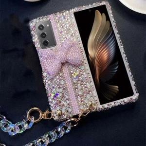 For Samsung Galaxy Z Fold 6 5G Women Bling Diamonds Luxury Hard Phone Case - Picture 1 of 47