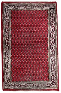Alfombra anejo Indio Seraband hecho a mano 93cm x 158cm 1970s - 1C940 - Picture 1 of 10