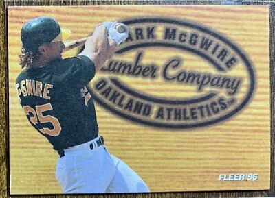 1996 Fleer Skybox Lumber Company Mark McGwire Oakland Athletics #5 NMMT - Imagem 1 de 2