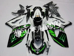 Black Green ABS Injection Mold Bodywork Fairing Kit panel for GSXR1000 2009-2016 - Picture 1 of 2