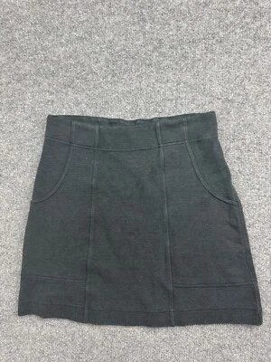 Horny Toad Skirt Women's XL Black Mini Above Knee Pull On Stretch — 第 1/4 张图片