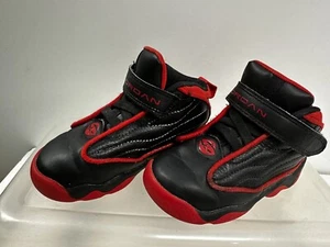 Jordan Pro Strong Shoes Toddler Black Red Sneakers DC7910-006 Size 8c Kids Nike  - Picture 1 of 12
