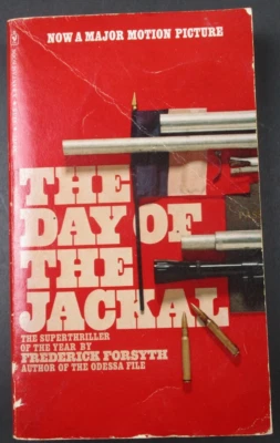 THE DAY OF THE JACKAL by Frederick Forsyth  Bantam Book 6th Printing 1973 PB - Image 1 of 4