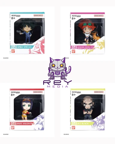 Cowboy Bebop - Chibi Masters - Asst A (Spike/Edward/Faye/Jet) 4 Figures Cover