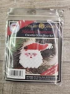 1994 Mill Hill Holiday Ornament Counted Glass Bead Kit H50 Holly Jolly Santa - Picture 1 of 2