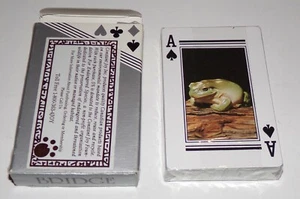 Vintage Endangered Species Playing Cards Graphica Joy Inc. - New Sealed Rare - Picture 1 of 4