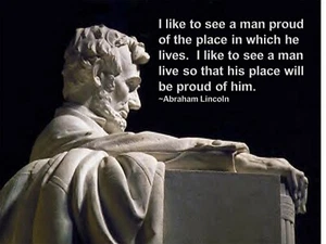 Abraham Lincoln Famous Quotes Mini Poster 2 sizes to pick from, reprint photo - Picture 1 of 4