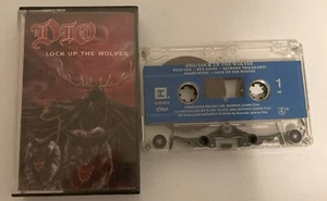 DIO Cassette Tape LOCK UP THE WOLVES 90s Metal HEY ANGEL WILD ONE--RARE BLUE TP - Picture 1 of 1