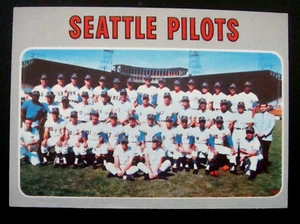 1970 TOPPS #713 SEATTLE PILOTS TEAM PHOTO NRMT *NICE KEY* - Picture 1 of 4
