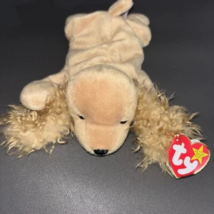VTG 1997 Ty Beanie Baby Spunky Cocker Spaniel Dog Stuffed Animal Plush Toy HB21 - Picture 1 of 2