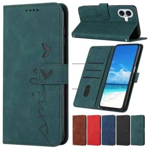 Love PU Leather Wallet Phone Case For iPhone 16 15 14 13 12 11 Pro Max XR 7 8 SE - Picture 1 of 65