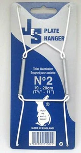JES Plate Hangers Pack Of 10 Size 2 To Fit Plates 19-28cm - Picture 1 of 3