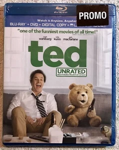 Ted (Blu-ray, DVD) Unrated, Mark Wahlberg, New, Sealed - Picture 1 of 4