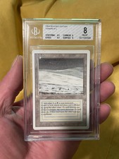 1994 Magic The Gathering MTG Revised Edition Dual Land Tundra  BGS 8.0 NM-MT