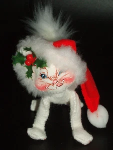 ANNALEE 1997 SANTA CLAWS CAT 4" NEW - Picture 1 of 4