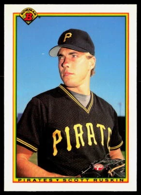 Scott Ruskin 1990 Bowman #167 Tiffany RC - Image 1 of 2