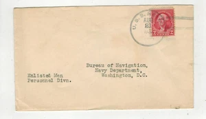US NAVY 1932 BATTLESHIP USS NEVADA TO BUREAU NAVIGATION NAVY DEPT - Picture 1 of 1