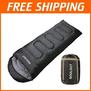Lightweight Waterproof Sleeping Bag for 3-4 Seasons - Perfect for Camping - Picture 1 of 9