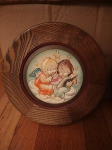 ANRI Christmas Vintage Italy Plate Rejoice 1980 #1404 Ferrandiz Charming hanging - Picture 1 of 11