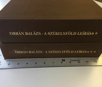 Orban Balazs A Szekelyfold Leirasa Complete Work Volumes 1-6 Hungary 1991 Unused - Image 1 of 4