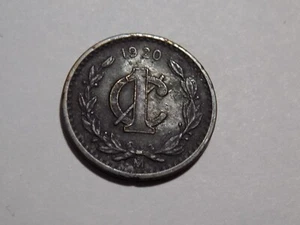 1920 Mexico 1 Centavo - KM#415 - XF Condition - Picture 1 of 2