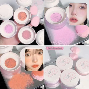 Rouge Loses Puder Mattes Puder Rouge Gesichtsfestigung Make-Up Langanhaltend : - Bild 1 von 16