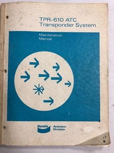 TPR -610 ATC Transponder System Maintennce Manual 1969 Original - Picture 1 of 12