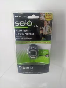 Temporizador monitor de calorías de ritmo cardíaco Sportline Solo 915 para mujer sellado de fábrica - Imagen 1 de 7