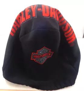 Harley Davidson Helmet Bag Dust Cover Drawstring Black Red Large Motorcycle Logo - Picture 1 of 4