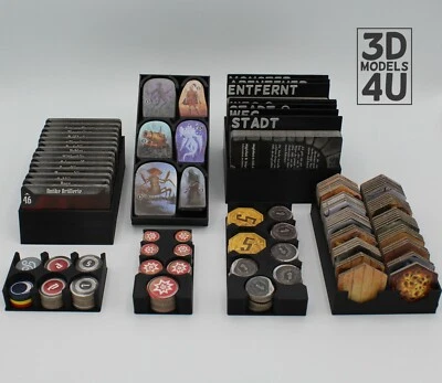 Premium Organizer für Gloomhaven 3D Druck Zubehör Einsatz Inlay Brettspiel