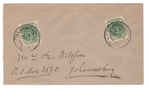 BOER WAR ZAR TRANSVAAL BRITISH OCC Cover Johannesburg *VRI* S Africa 1900 MA1436 - Picture 1 of 10