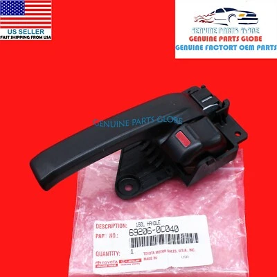 NUEVO GENUINO FABRICANTE DE EQUIPOS ORIGINALES TOYOTA SEQUOIA TUNDRA CONDUCTOR IZQUIERDO MANIJA DE PUERTA INTERIOR 69206-0C040 Foto 1 de 4