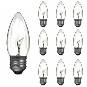 CANDLE 240V 25W E27 CLEAR 10 pack - Picture 1 of 1