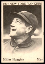 1975 TCMA 1927 New York Yankees #NNO Miller Huggins VG-EX New York Yankees