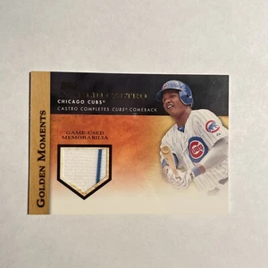 STARLIN CASTRO 2012 Topps Golden Moments Game-Used Jersey Relic GMR-SCA CUBS - Picture 1 of 1