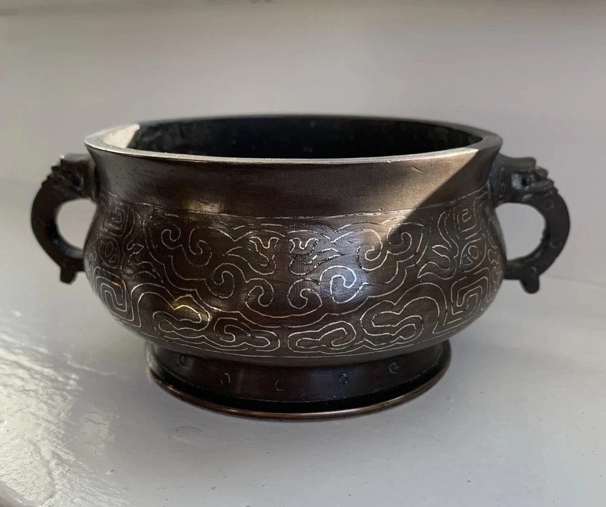 中国古来の青銅器　方てい香炉 中国风青铜香炉| eBay