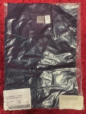 Chaqueta de trabajo DCC Direct azul oscuro para hombre, talla 108 regular (NUEVA). SW175 Foto 1 de 3