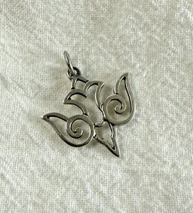 James Avery ABSTEIGENDE TAUBE Anhänger Charm Sterlingsilber 1" Länge im Ruhestand - Bild 1 von 3