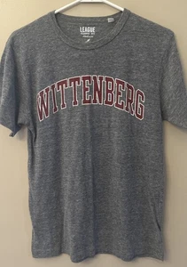 Wittenberg University Gray, Medium, League T-Shirt - Picture 1 of 5