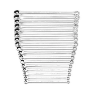 72-Tooth 12-Point Metric XL GearBox Double Box Ratcheting Wrench Set (17-Piece) - Picture 1 of 12