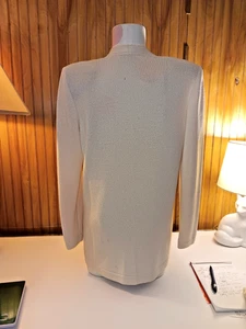 St John Knits Damen Vintage Elfenbein Tagesanzug Gr. 4 - Bild 1 von 12